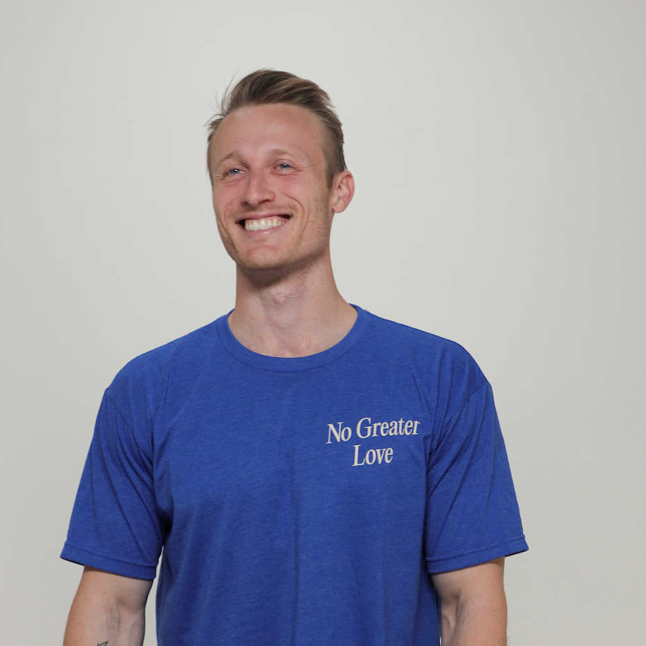 No Greater Love T-Shirt - Blue