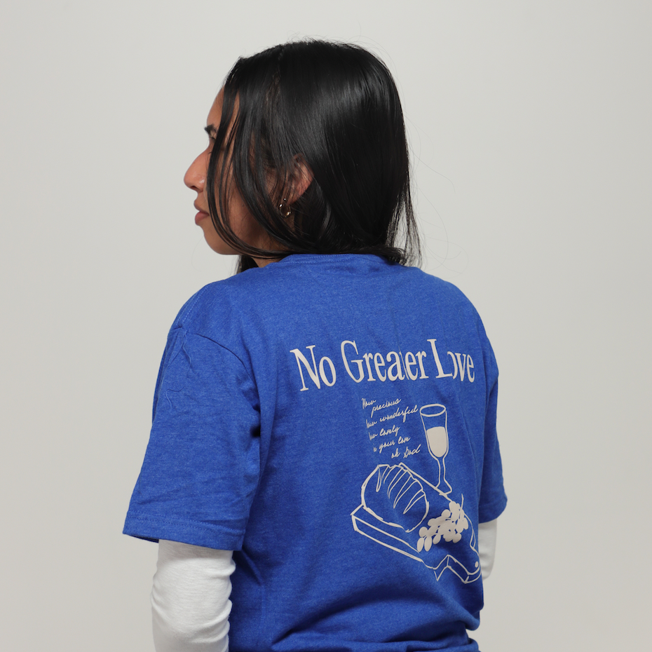 No Greater Love T-Shirt - Blue